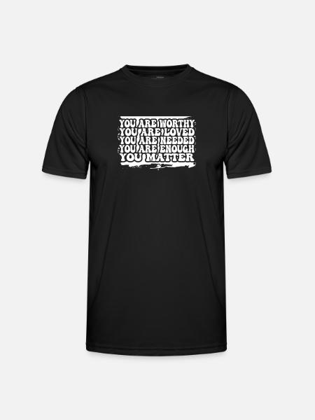 Dépression et conscience bipolaire : - T-shirt sport Homme - noir