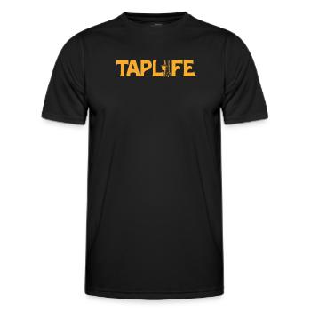 Sirop d’érable Tapper Hommes Femmes Automne - T-shirt sport Homme - noir - Devant - AI Model Male 178 dark (178cm)