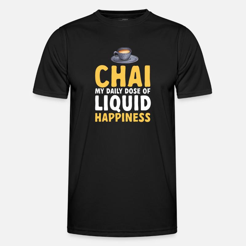 Chai Tee Masala Chai Männer Funktions-T-Shirt