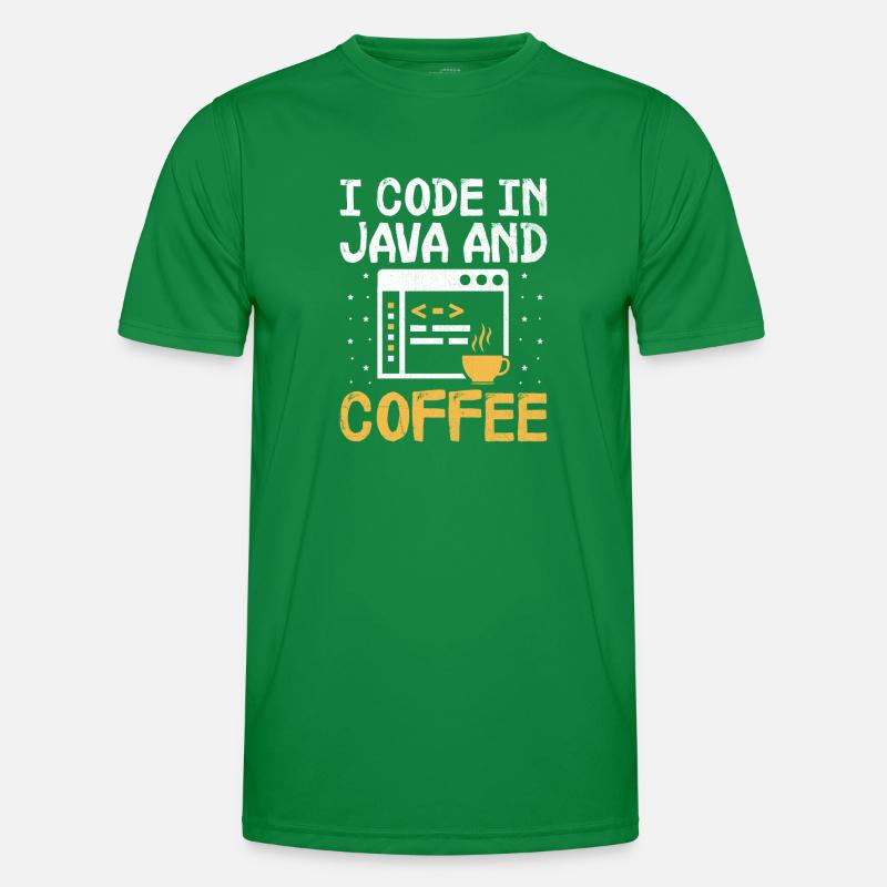 Kaffee-Codierung Programmierer Programmierer Entwickler Nerd Coff Männer Funktions-T-Shirt