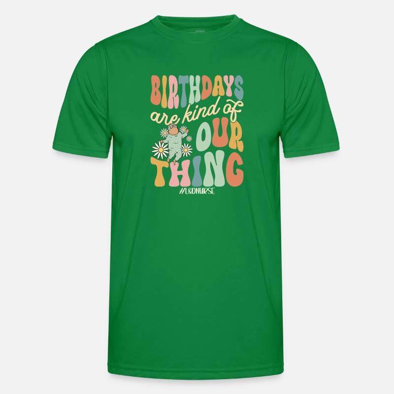 Krankenschwester Baby Entbindungsschwester Männer Funktions-T-Shirt