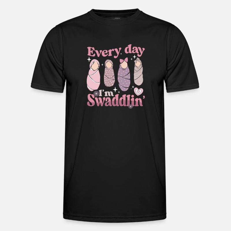 Krankenschwester Baby Entbindungsschwester Männer Funktions-T-Shirt