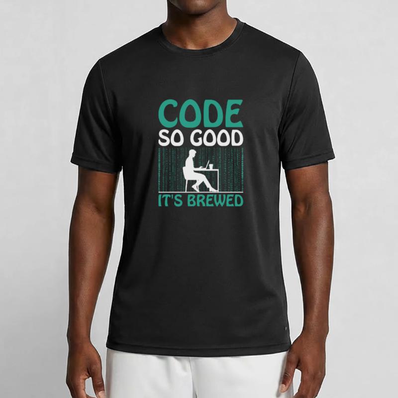 Coffee Coding Programmer Coder Developer Nerd Coff Men's Functional T-Shirt