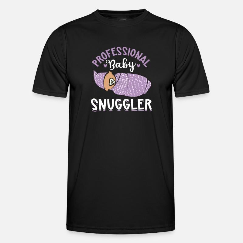 Krankenschwester Baby Entbindungsschwester - Männer Funktions-T-Shirt - Schwarz