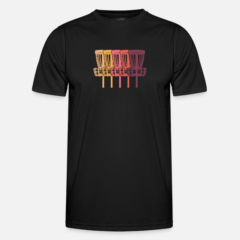 Frisbee Golf Disc Golf - Men's Functional T-Shirt - black