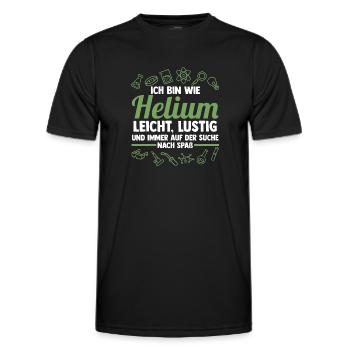Chemiker Wissenschaft Physik Chemie - Männer Funktions-T-Shirt - Schwarz - Vorne - AI Model Male 178 dark (178cm)