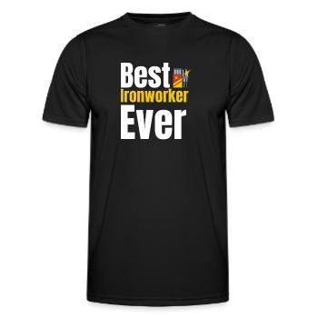 Meilleur soudeur de ferronniers de tous les temps - T-shirt sport Homme - noir - Devant - AI Model Male 178 dark (178cm)