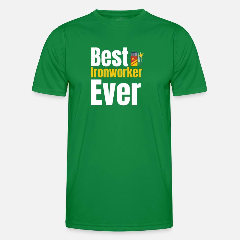 Best Ironworker Ever Welder Men's Functional T-Shirt