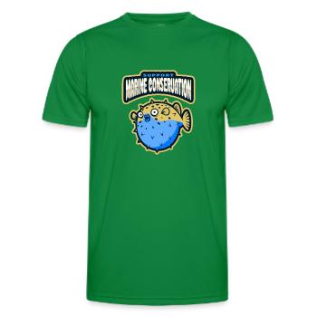 Marine Conservation - Men's Functional T-Shirt - kelly green - Front - AI Model Male 178 dark (178cm)