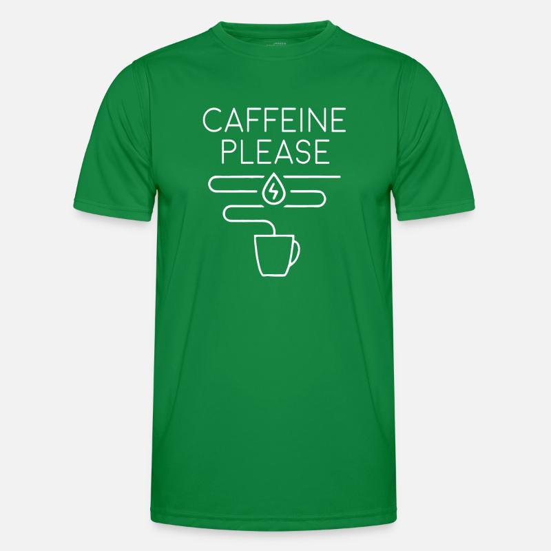 KoffeinBitte Männer Funktions-T-Shirt