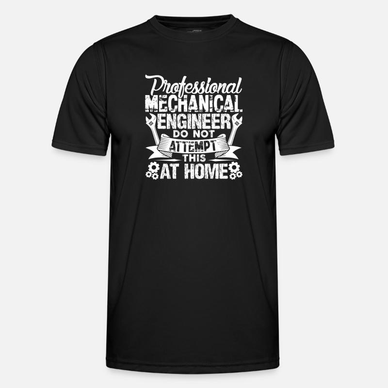 Professional Mechanical Engineer - Men's Functional T-Shirt - black
