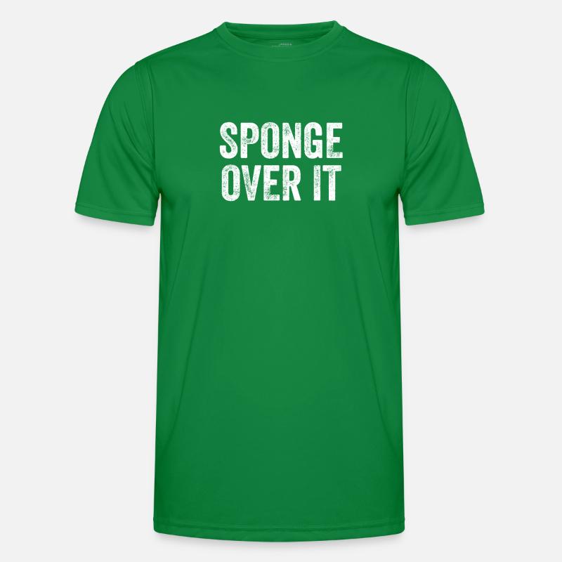 Sponge Over It Denglisch Männer Funktions-T-Shirt