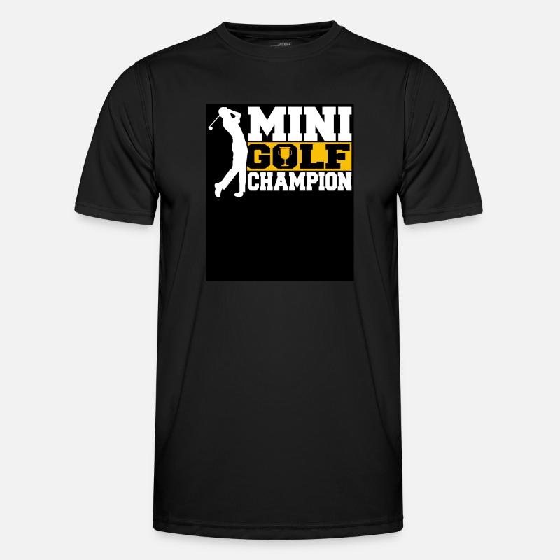 Gift for golfers - Men's Functional T-Shirt - black