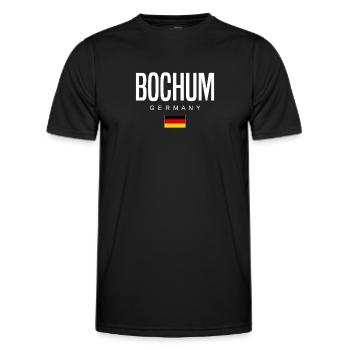 Bochum - T-shirt sport Homme - noir - Devant - AI Model Male 178 dark (178cm)