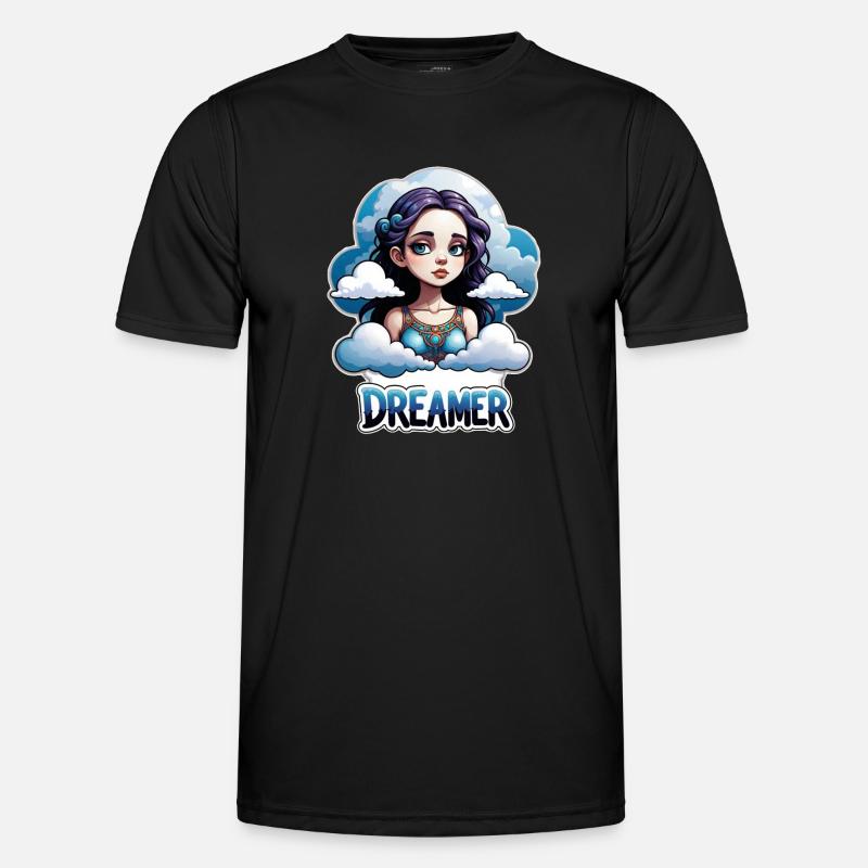 Träumer - Träumer - Träumer - Traum - Träumerei - Männer Funktions-T-Shirt - Schwarz
