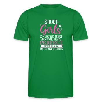 Filles de petite taille Dieu ne laisse les choses pousser que jusqu’à ce que - T-shirt sport Homme - vert - Devant - AI Model Male 178 dark (178cm)