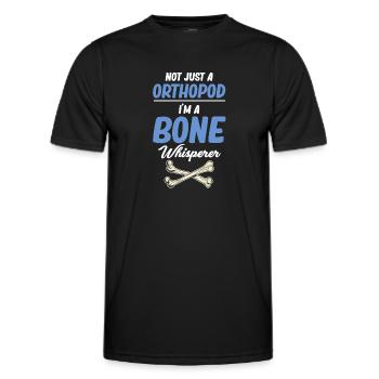 Nicht Nur Ein Orthopode, Ich Bin Ein - Männer Funktions-T-Shirt - Schwarz - Vorne - AI Model Male 178 dark (178cm)