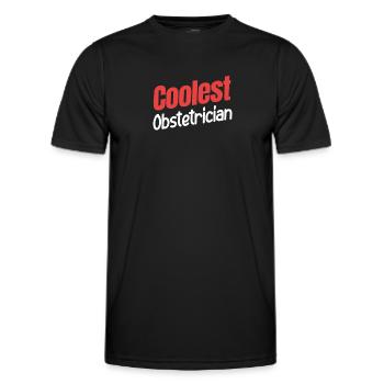 Coolster Geburtshelfer Geburtshelfer Gynäkologe - Männer Funktions-T-Shirt - Schwarz - Vorne - AI Model Male 178 dark (178cm)