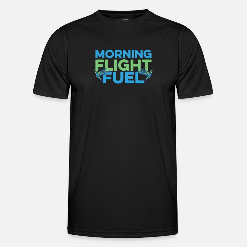 Kolibri Kaffee Koffein Männer Funktions-T-Shirt