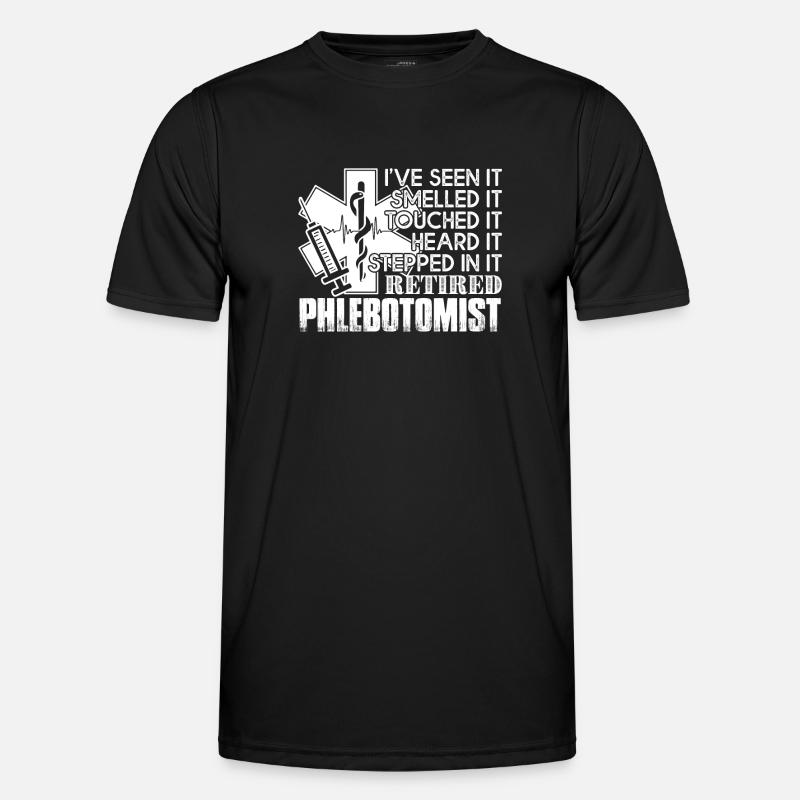 Phlebotomist Retired Phlebotomist - Men's Functional T-Shirt - black