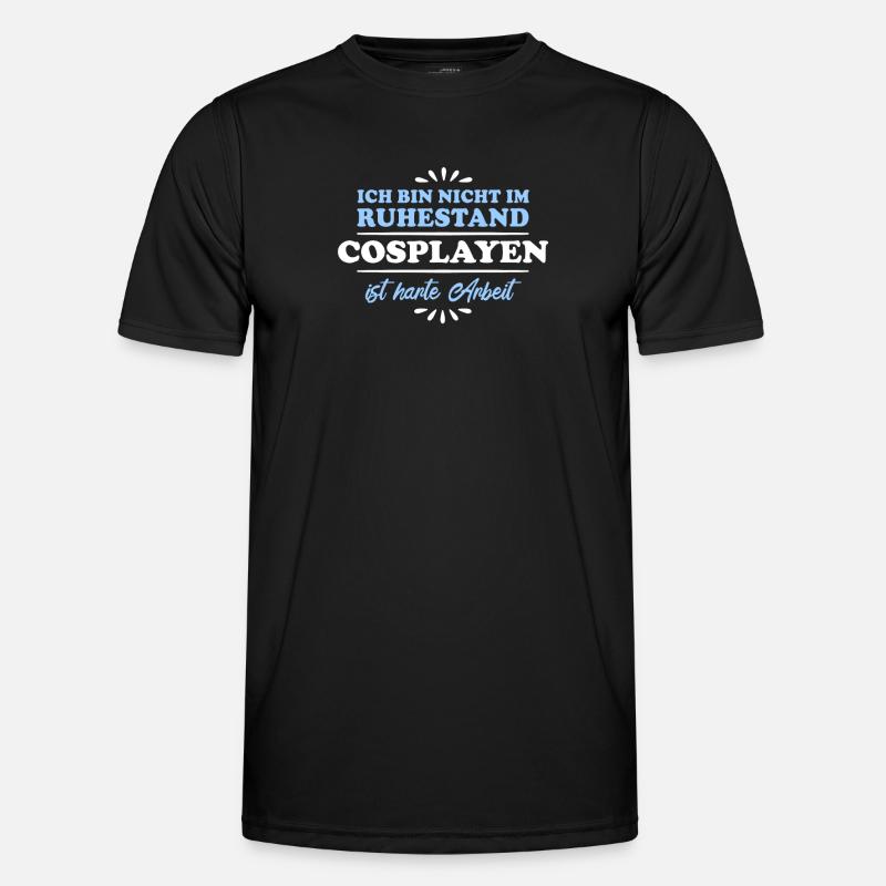 Retirement Retiree Retiree Cosplayer - Men's Functional T-Shirt - black