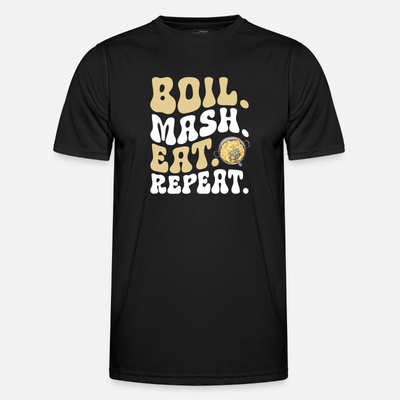 Mashed potatoes Mashed potatoes - Men's Functional T-Shirt - black
