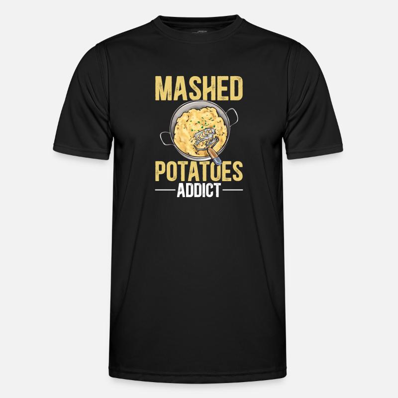 Mashed potatoes Mashed potatoes - Men's Functional T-Shirt - black
