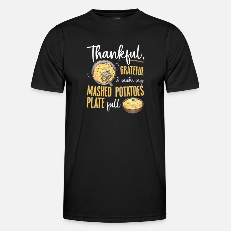 Mashed potatoes Mashed potatoes - Men's Functional T-Shirt - black