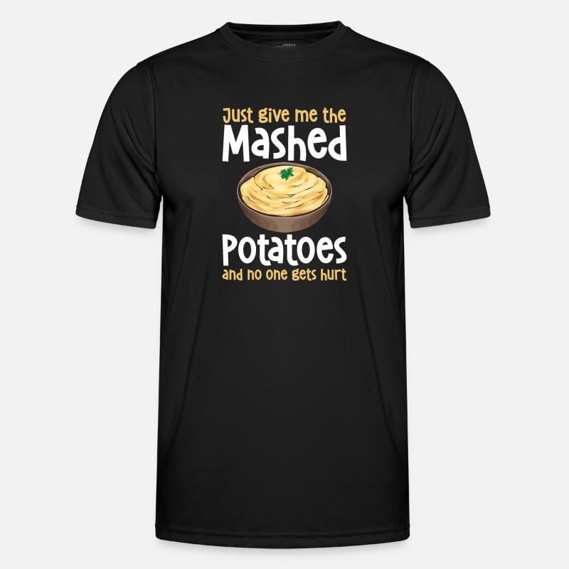Mashed potatoes Mashed potatoes - Men's Functional T-Shirt - black