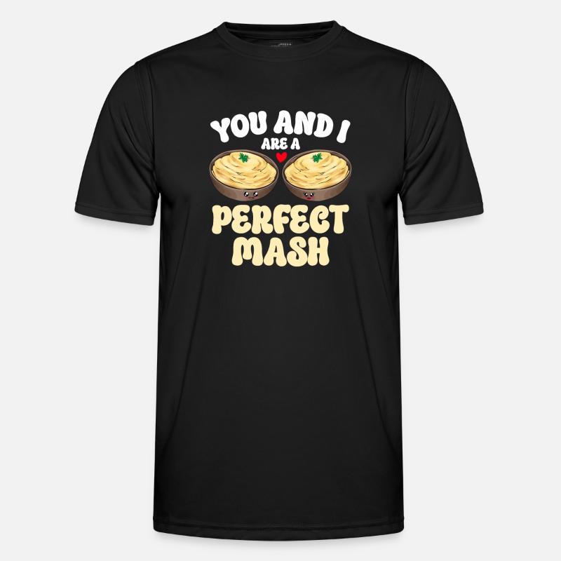 Mashed potatoes Mashed potatoes - Men's Functional T-Shirt - black