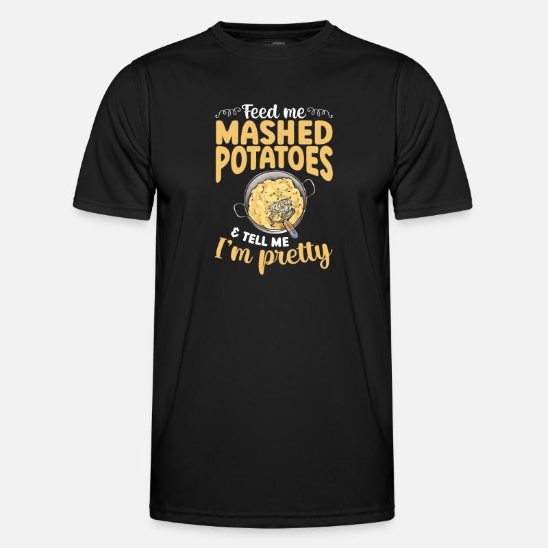 Mashed potatoes Mashed potatoes - Men's Functional T-Shirt - black