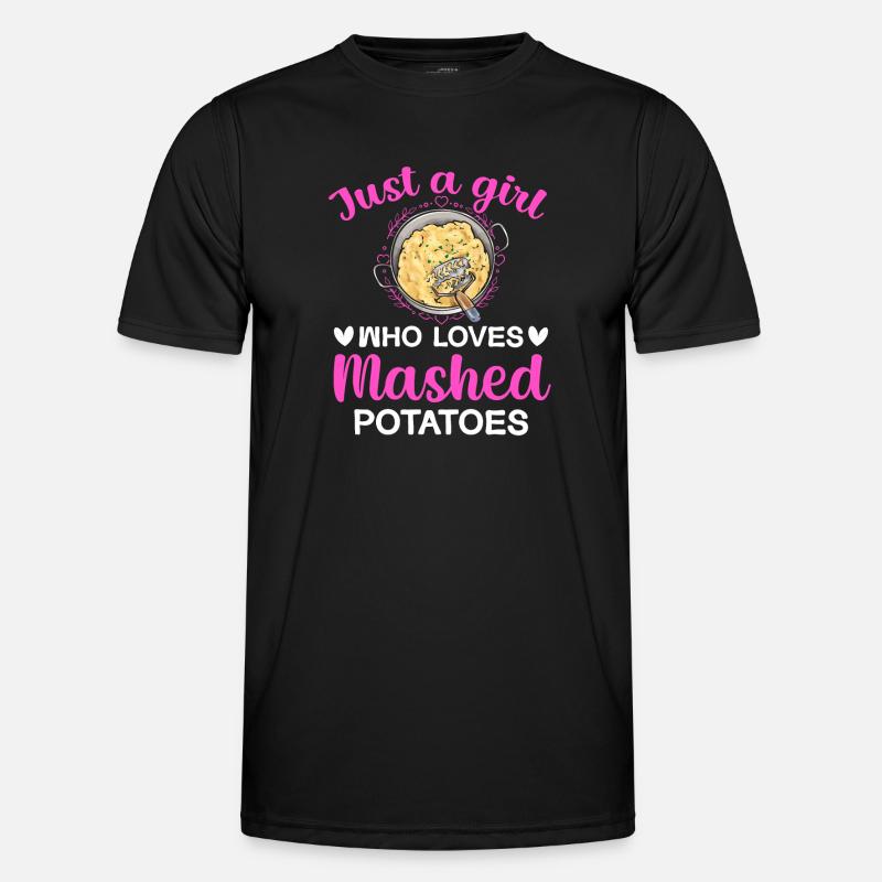 Mashed potatoes Mashed potatoes - Men's Functional T-Shirt - black