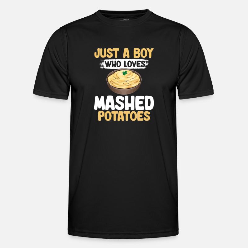 Mashed potatoes Mashed potatoes - Men's Functional T-Shirt - black