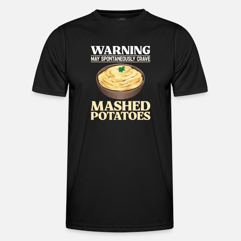 Mashed potatoes Mashed potatoes - Men's Functional T-Shirt - black