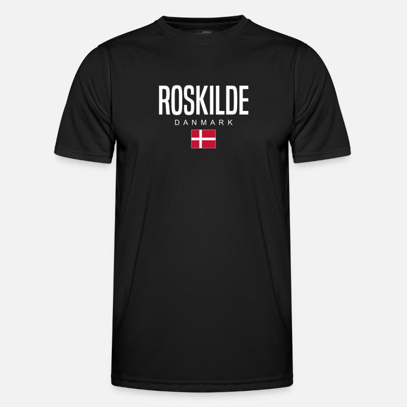 Roskilde, Denmark - Men's Functional T-Shirt - black