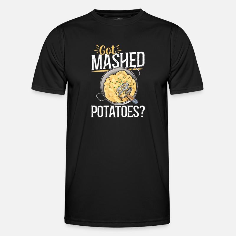 Mashed potatoes Mashed potatoes - Men's Functional T-Shirt - black