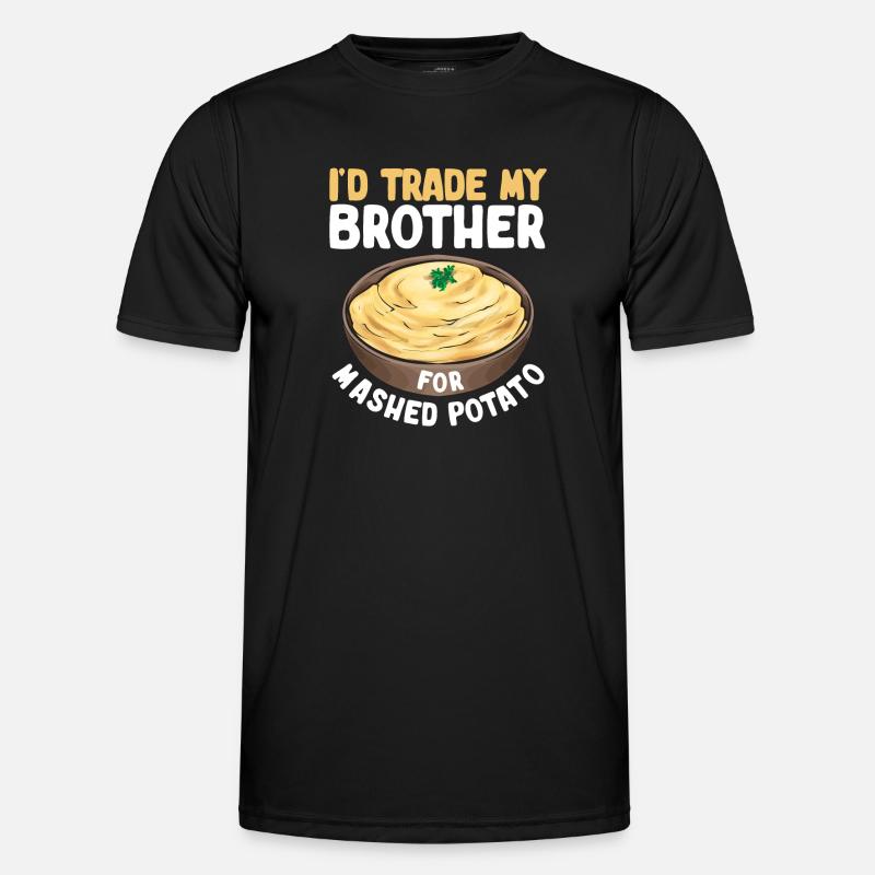 Mashed potatoes Mashed potatoes - Men's Functional T-Shirt - black