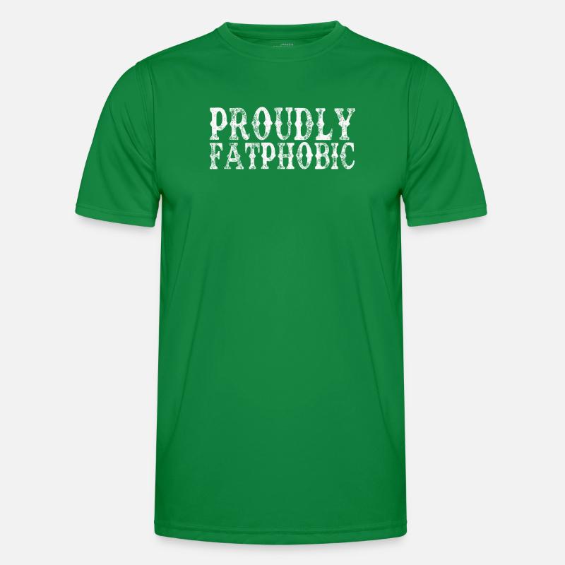 Proudly Fatphobic Men's Functional T-Shirt