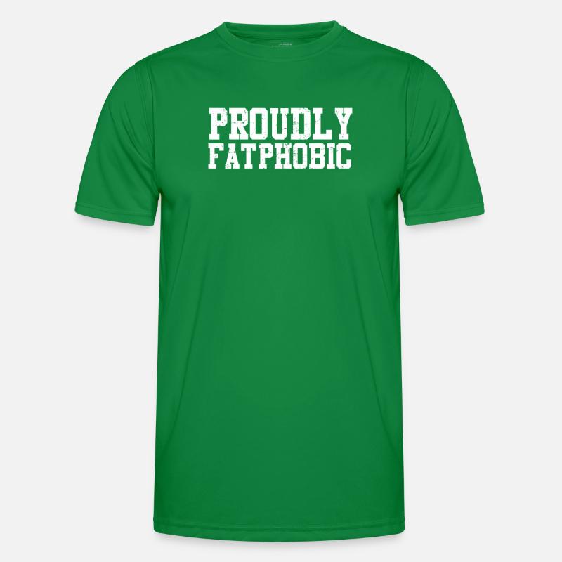 Proudly Fatphobic Men's Functional T-Shirt