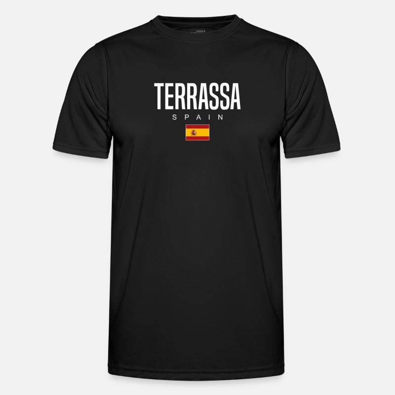 Terrassa, Spain - Men's Functional T-Shirt - black