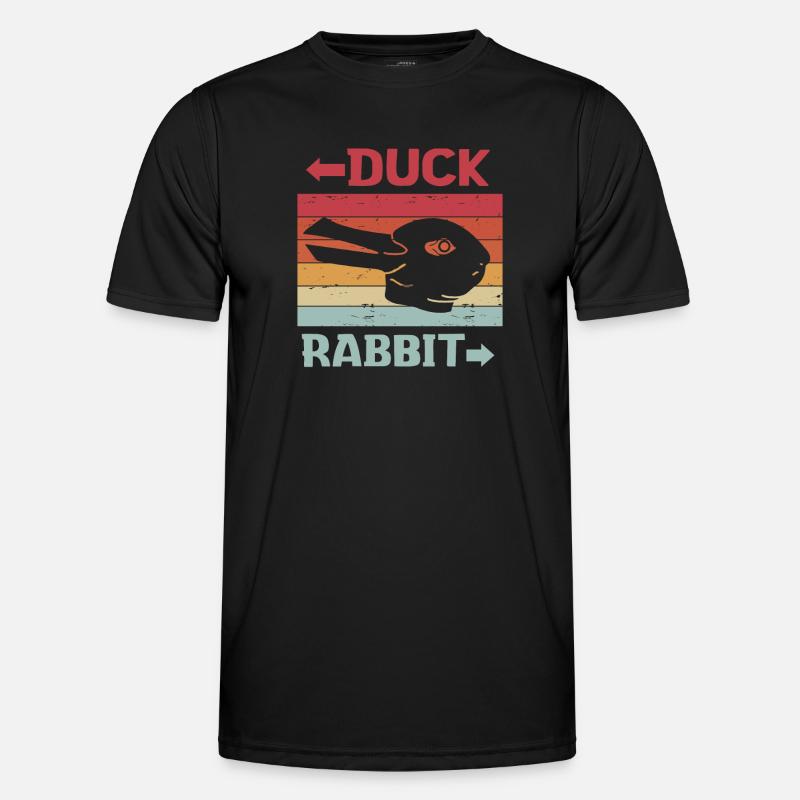 Wittgenstein lapin canard illusion T-shirt sport Homme