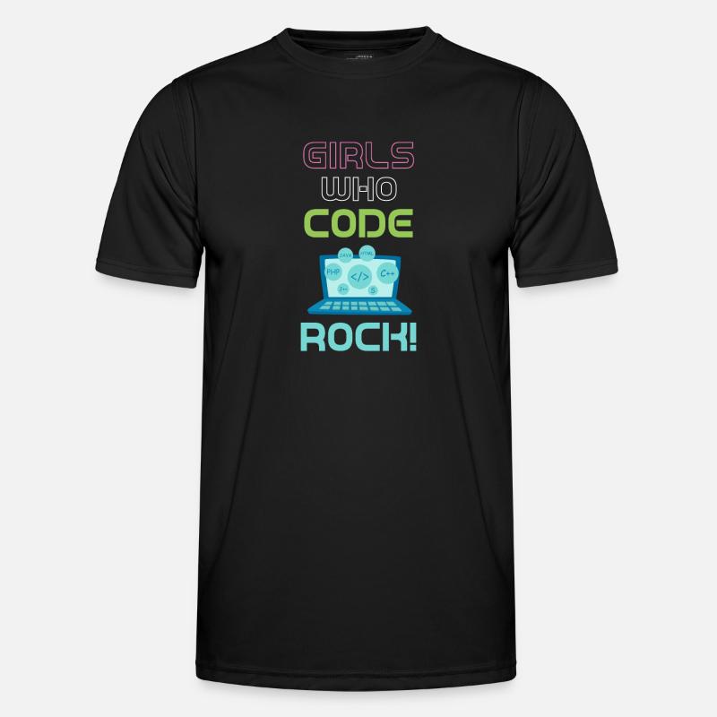 Mädels, Die Programmieren, Rocken! Programmierer, Männer Funktions-T-Shirt