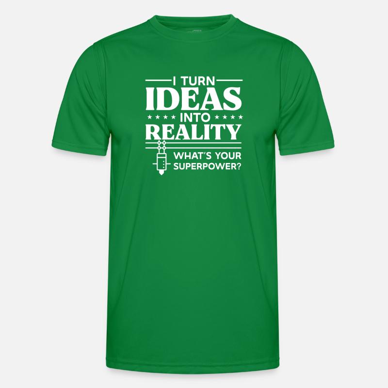 3D Drucker 3D Druck Männer Funktions-T-Shirt