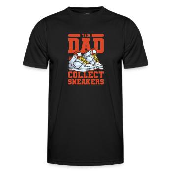 Sneakers Vater Sneaker Dad - T-shirt sport Homme - noir - Devant - AI Model Male 178 dark (178cm)