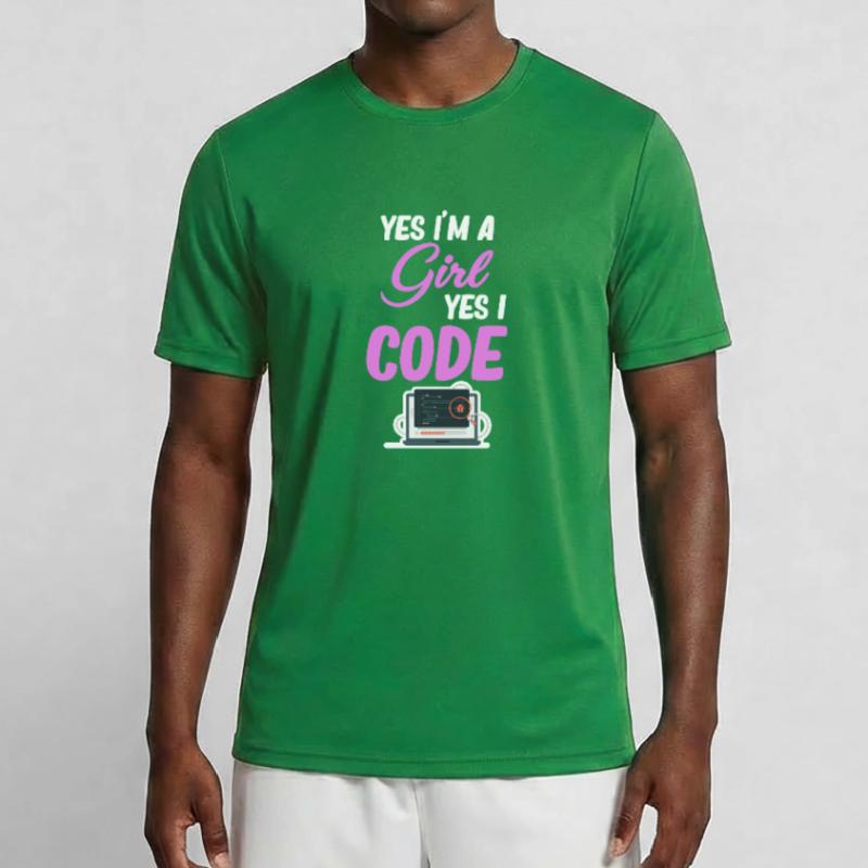 Ja, Ich Bin Ein Mädchen, Ja, Ich Programmiere Männer Funktions-T-Shirt
