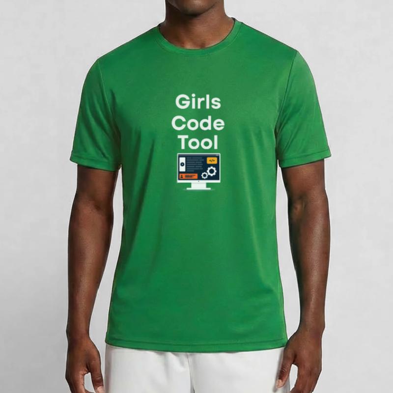 Mädchen Programmieren Auch Programmierer Männer Funktions-T-Shirt