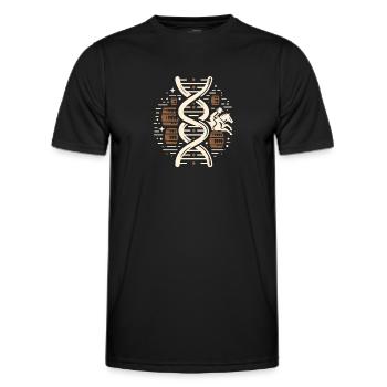 Barrel Racing Western Riding Barrel Racing - T-shirt sport Homme - noir - Devant - AI Model Male 178 dark (178cm)