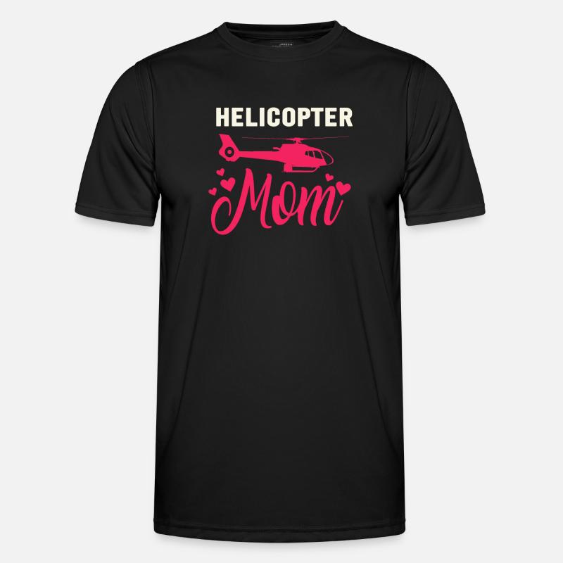 Helikopter Eltern Lustige Helikoptermutter Männer Funktions-T-Shirt