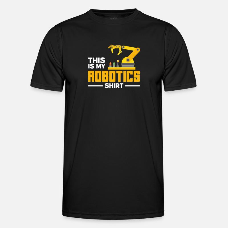 Programmeur de robots robotiques - T-shirt sport Homme - noir