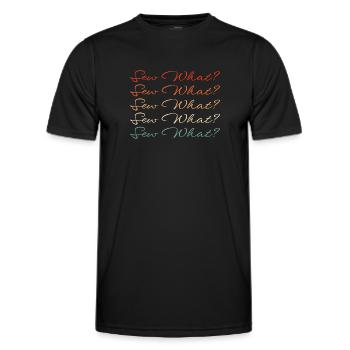 Machine à coudre Machine à coudre - T-shirt sport Homme - noir - Devant - AI Model Male 178 dark (178cm)